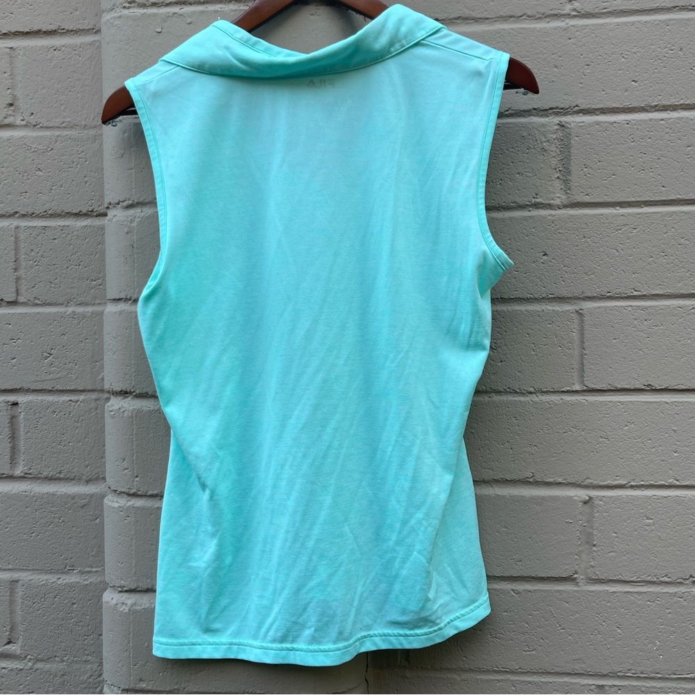 Fila Sport Golf Polo Women's Lg - mint blue green - Picture 2 of 5